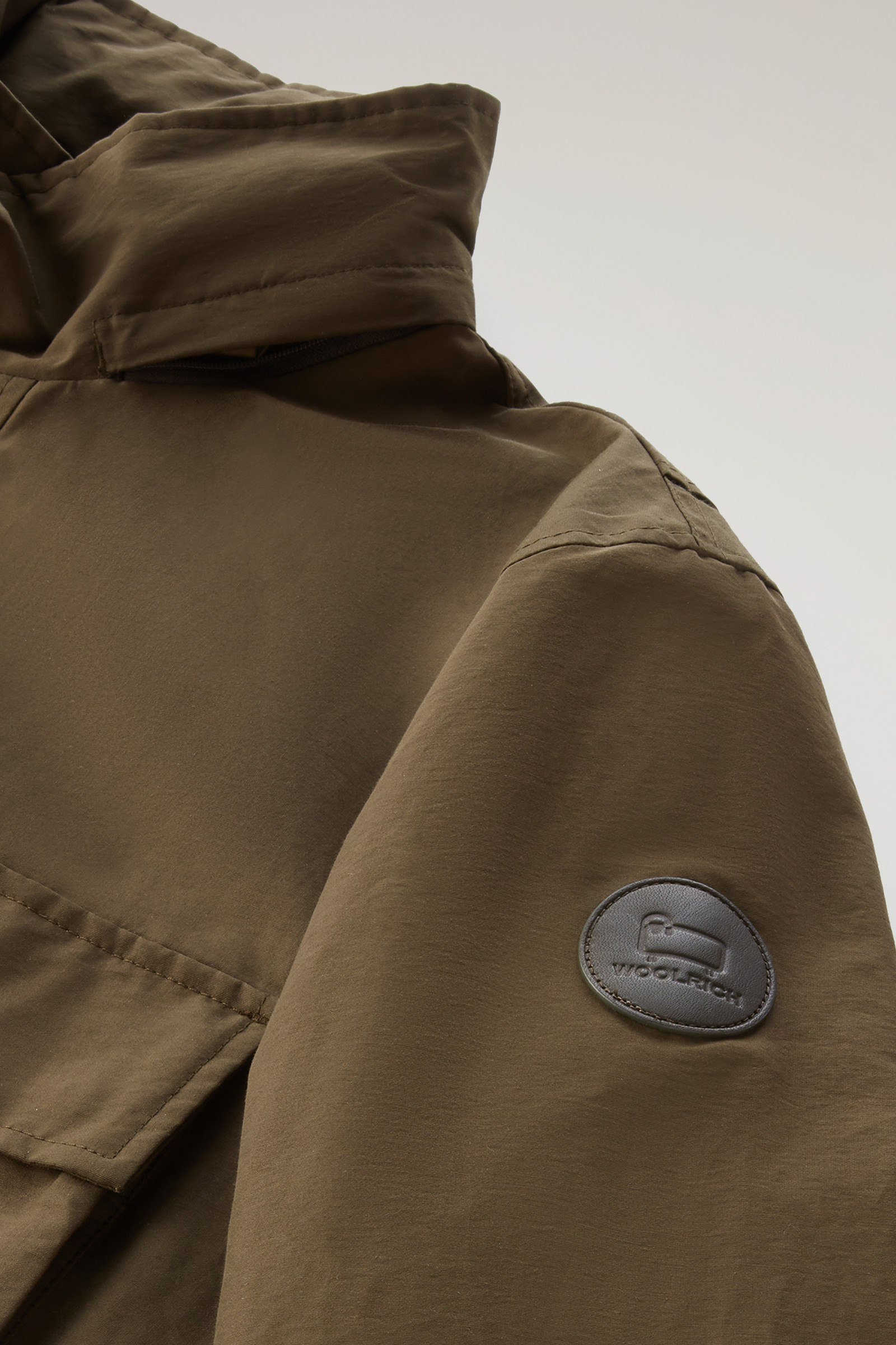 Cruiser-veldjack van Light Eco Ramar met opvouwbare capuchon groen photo 8 | Woolrich