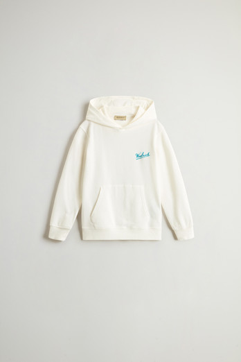 パーカー・フーディ WOOLRICH Men Hoodies CFWOOU1155MRUT3496 8887 White Boys' Apparel | Woolrich US