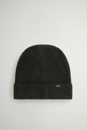 Beanie in Wool Blend Green photo 1 | Woolrich
