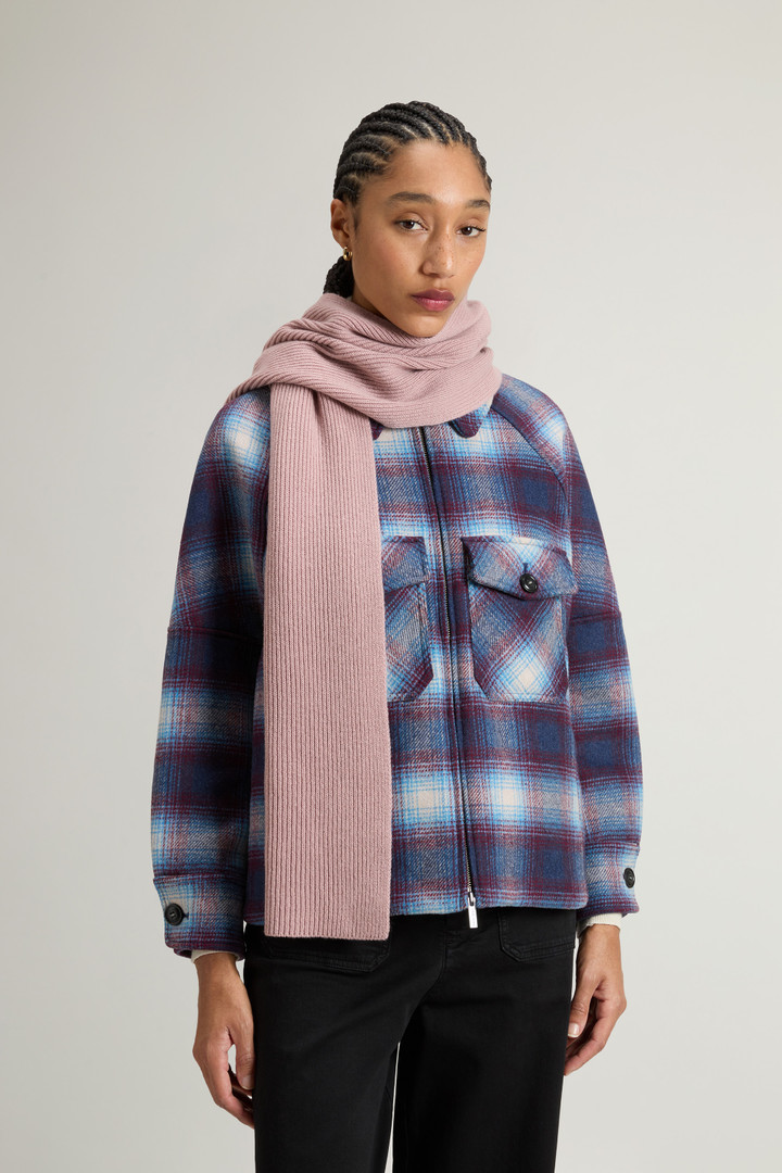 Sciarpa a costine in puro cashmere Rosa photo 4 | Woolrich