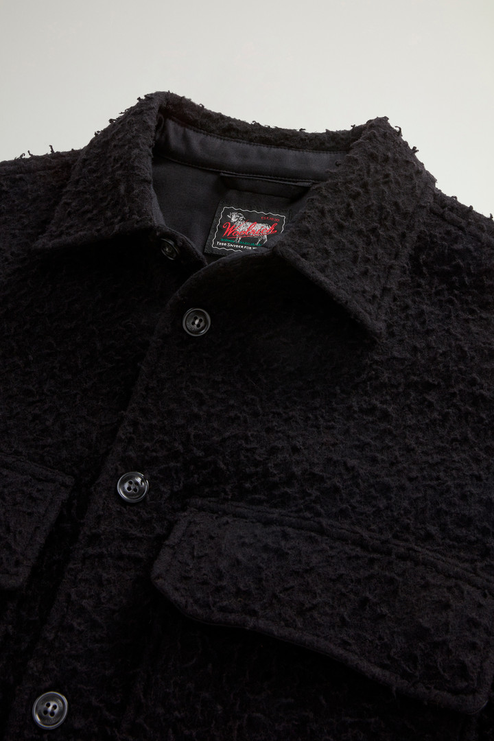 Overshirt aus italienischer Schurwollmischung aus dem Casentino by Todd Snyder Schwarz photo 6 | Woolrich
