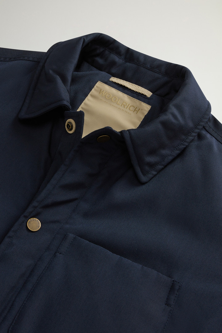 Surchemise matelassée en nylon CORDURA® recyclé Bleu photo 6 | Woolrich