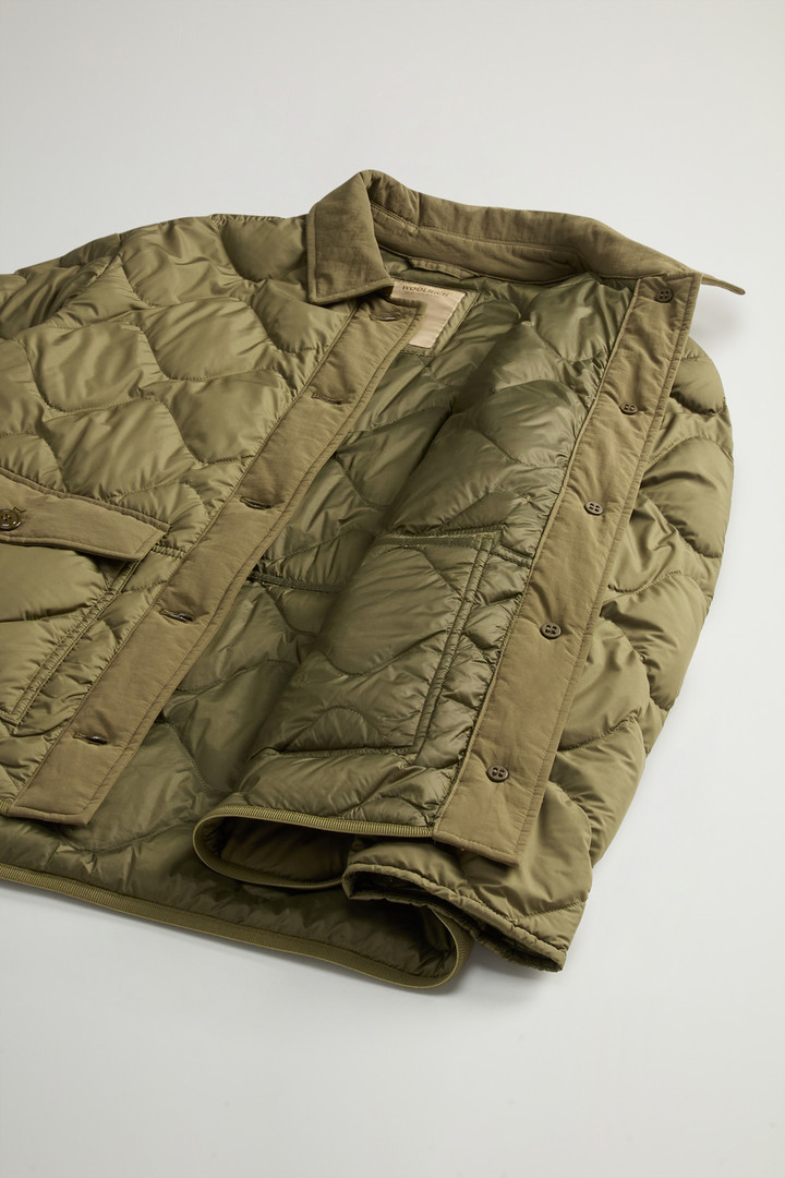 Jacke Heritage aus Mikrofaser Grün photo 8 | Woolrich