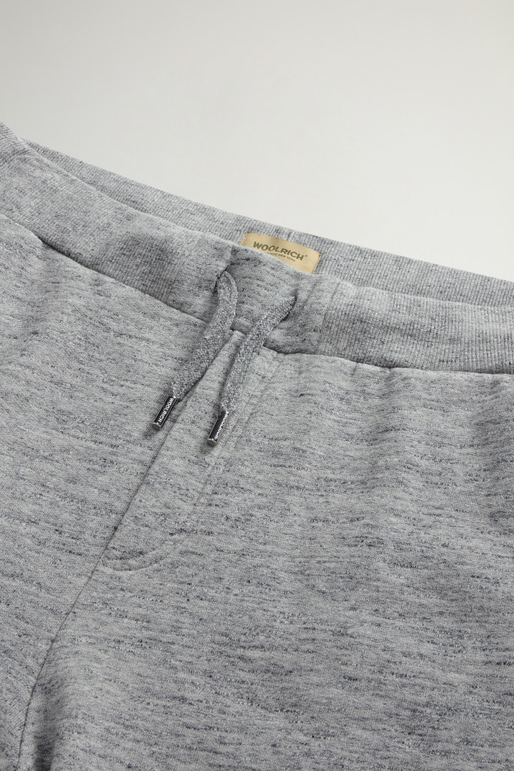 Shorts in Pure Cotton Mouliné Fleece Gray photo 2 | Woolrich