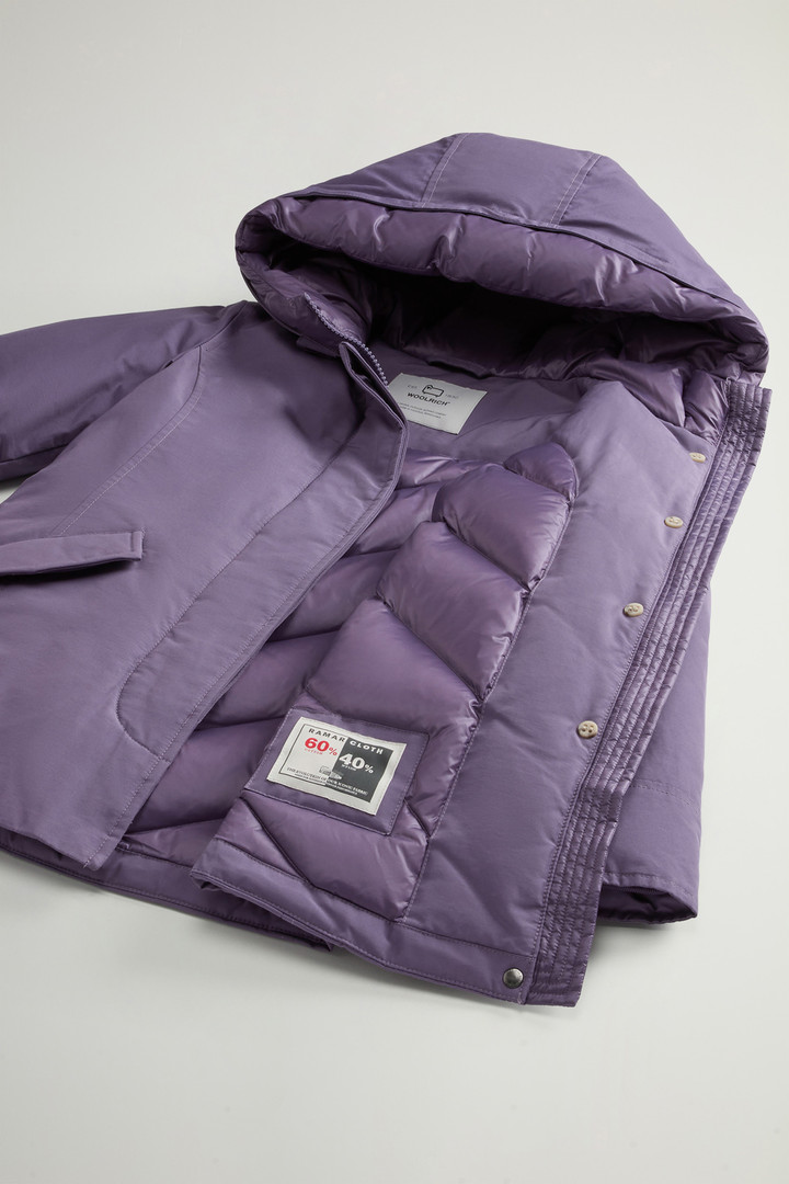 Girls' Arctic Parka Cloth in Ramar Purple photo 5 | Woolrich