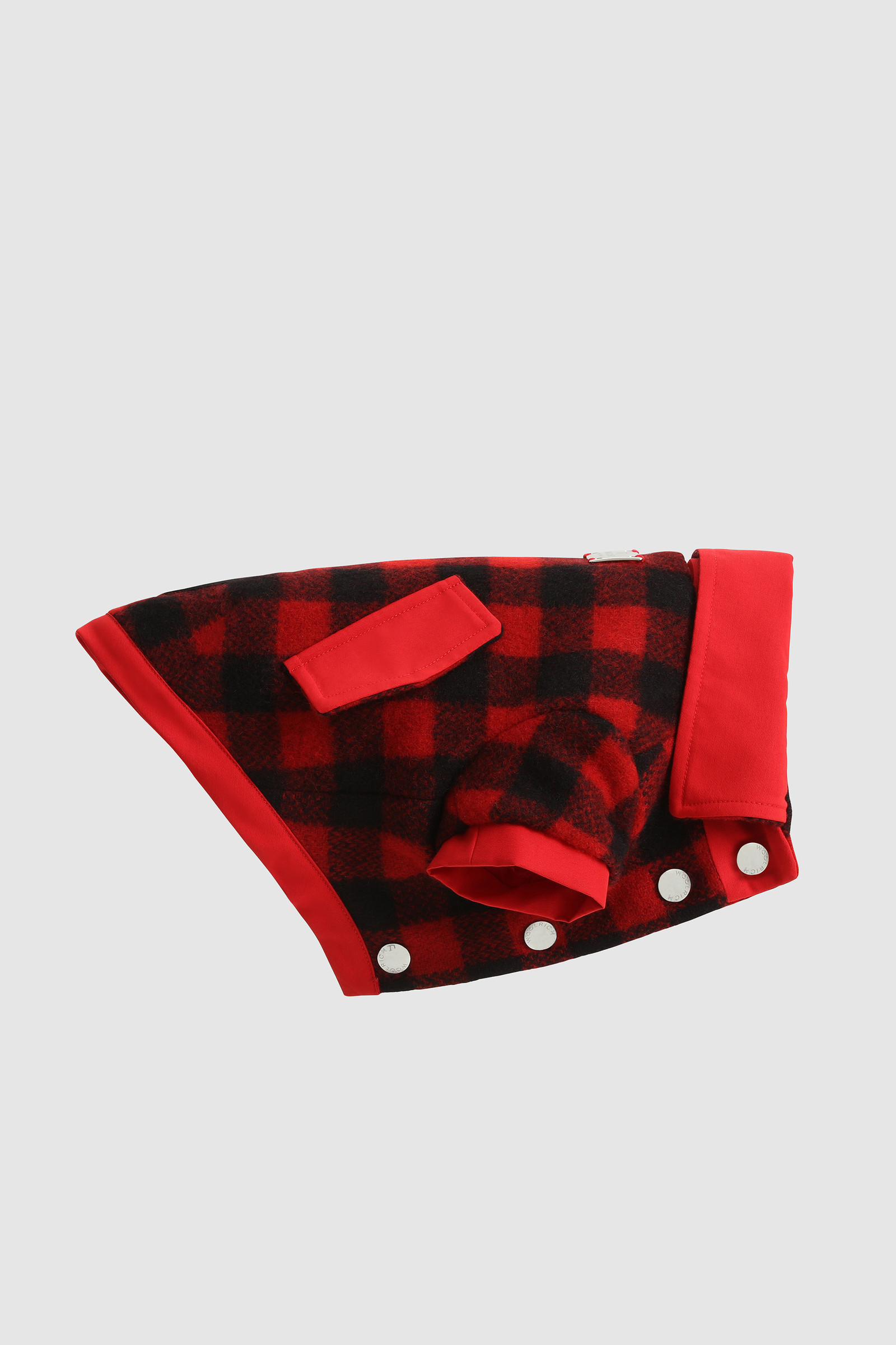 Temellini / Woolrich Small Dog Buffalo Check Overshirt Red photo 3 | Woolrich