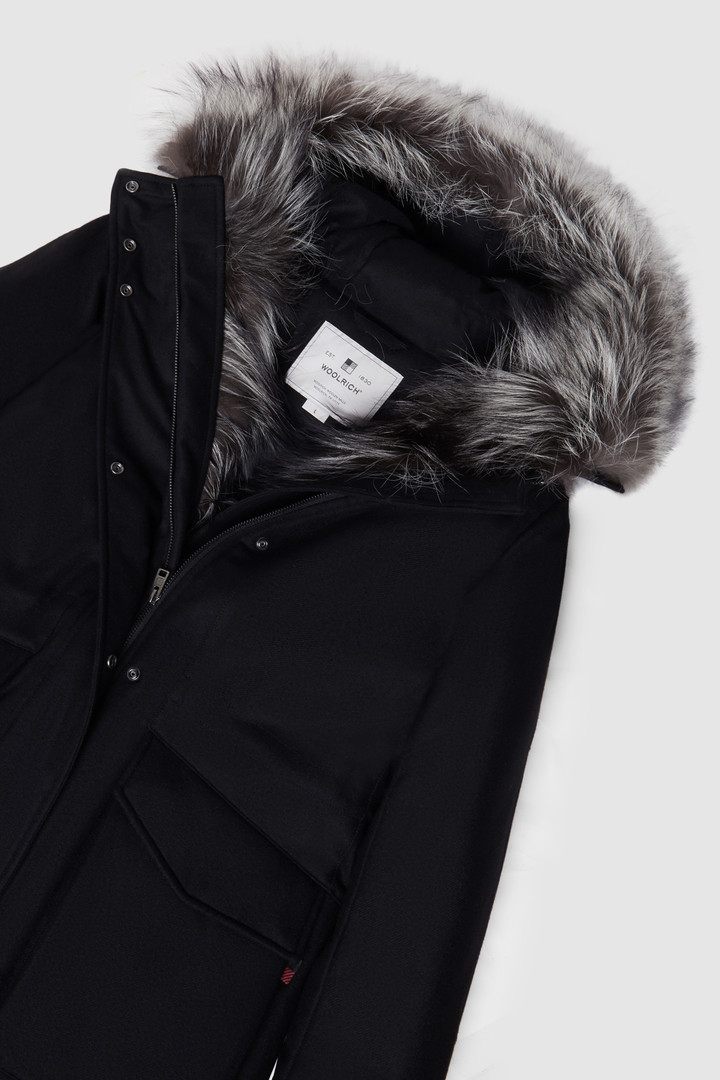 Military Parka aus Premium-Wolle