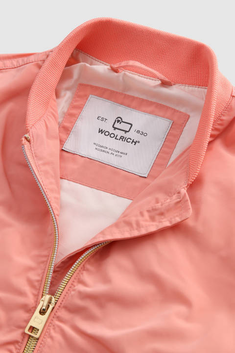 Charlotte-bomberjack voor meisjes Roze photo 2 | Woolrich