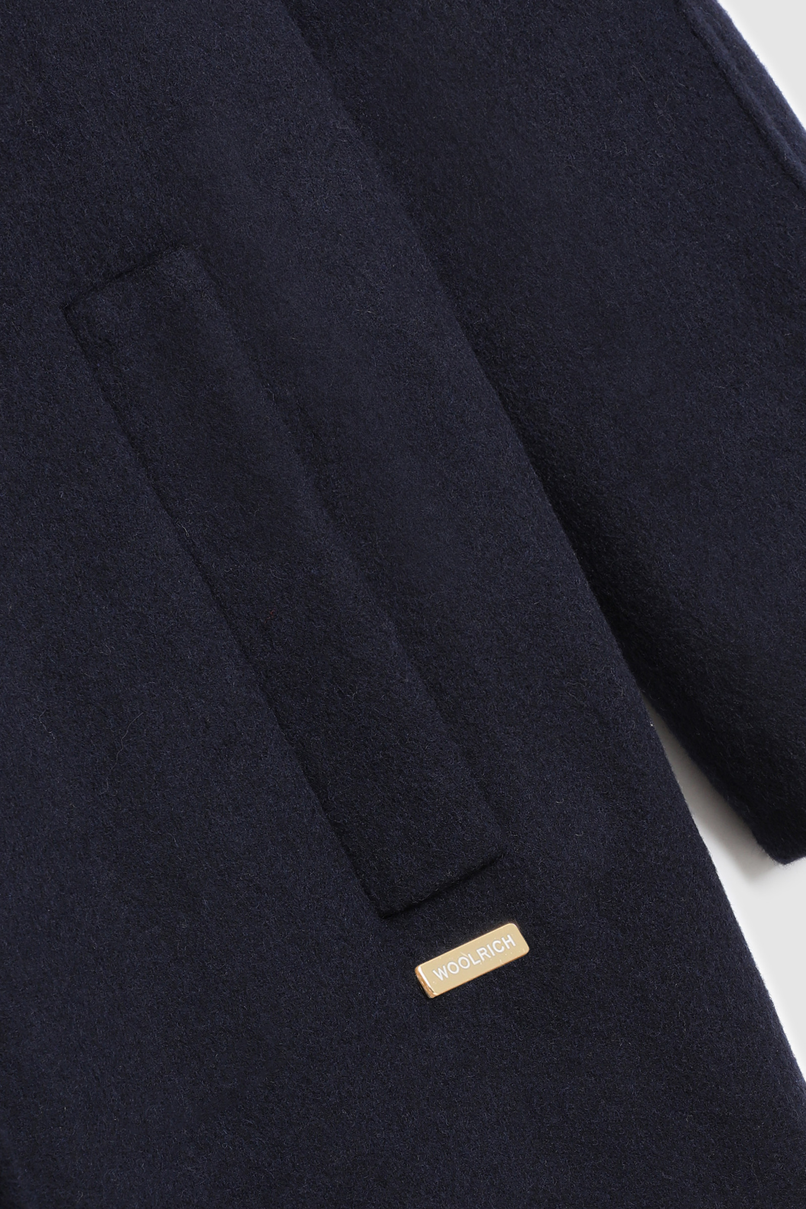 Callery Wool Coat with Waist Belt Blue photo 8 | Woolrich
