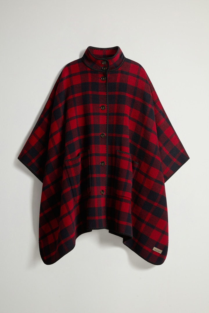 BLANKET CAPE Red photo 5 | Woolrich