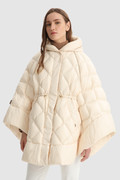 Ellis quilted cape with hood