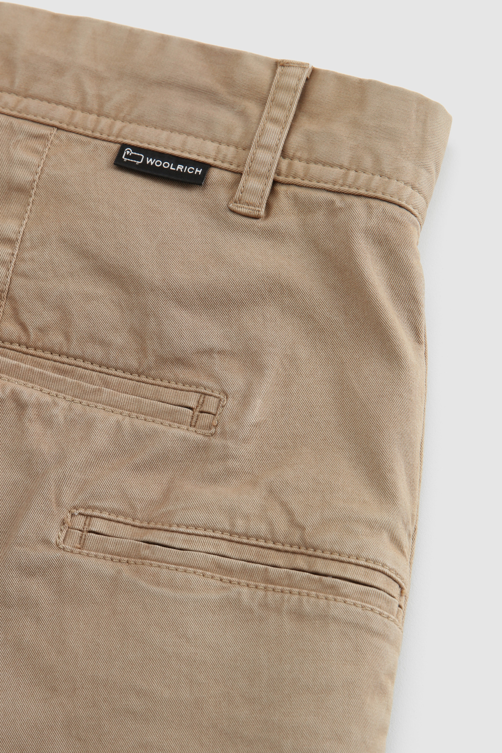 Garment-Dyed Chino Shorts Beige photo 6 | Woolrich