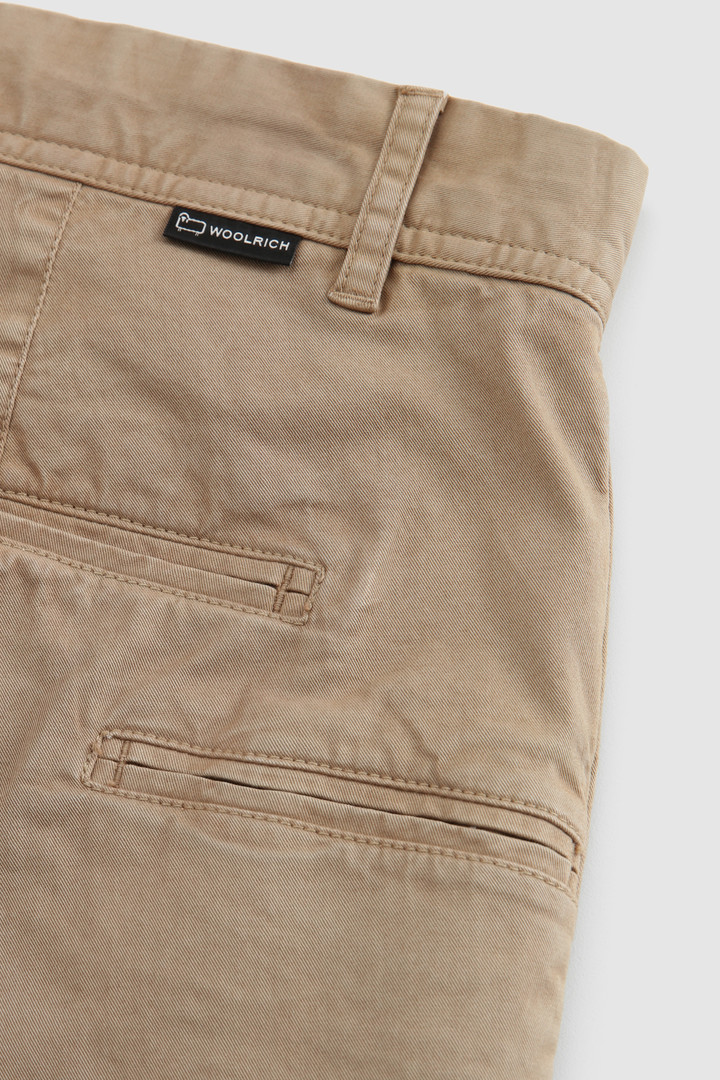Garment-Dyed Chino Shorts Beige photo 6 | Woolrich