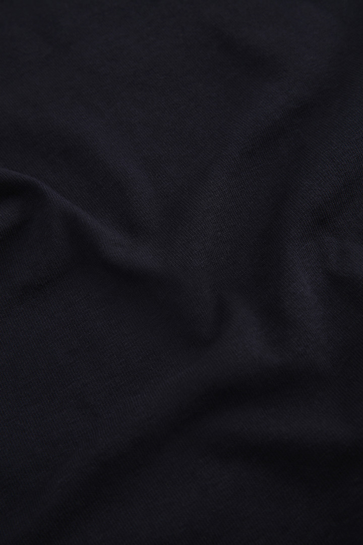 T-Shirt with Back Print Blue photo 8 | Woolrich