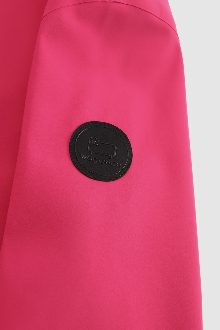 Pequea Long Jacket in Stretch Jersey Pink photo 7 | Woolrich