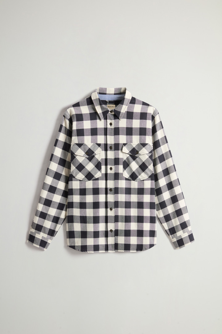 Flanell-Shirt mit Buffalo-Check-Muster Blau photo 5 | Woolrich