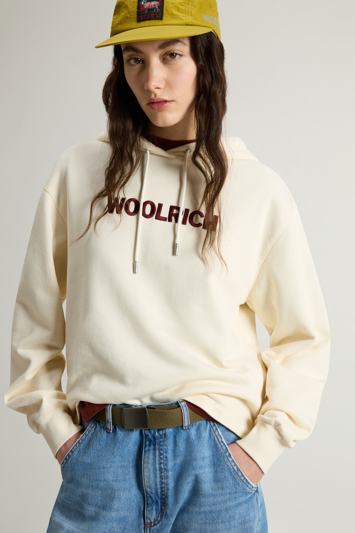 Pure Cotton Hoodie White photo 4 | Woolrich