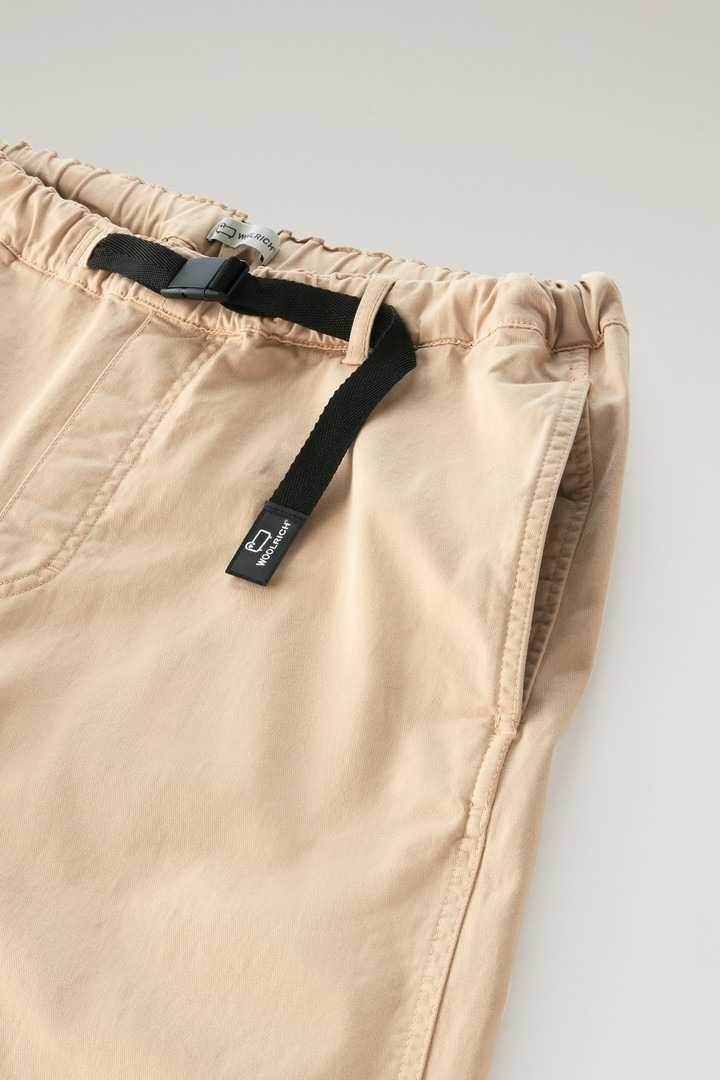 Garment-Dyed Chino Pants in Stretch Cotton Beige photo 4 | Woolrich