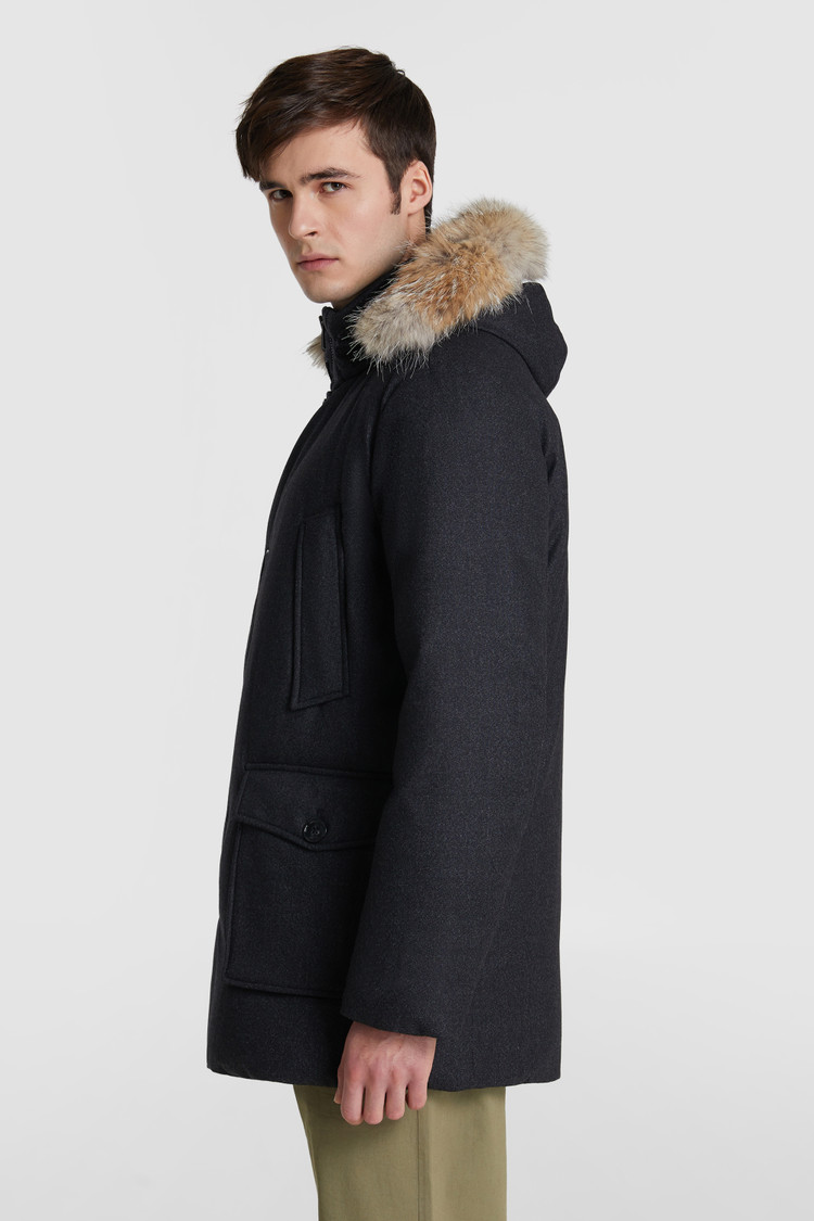Parka Luxe Arctic en laine noble