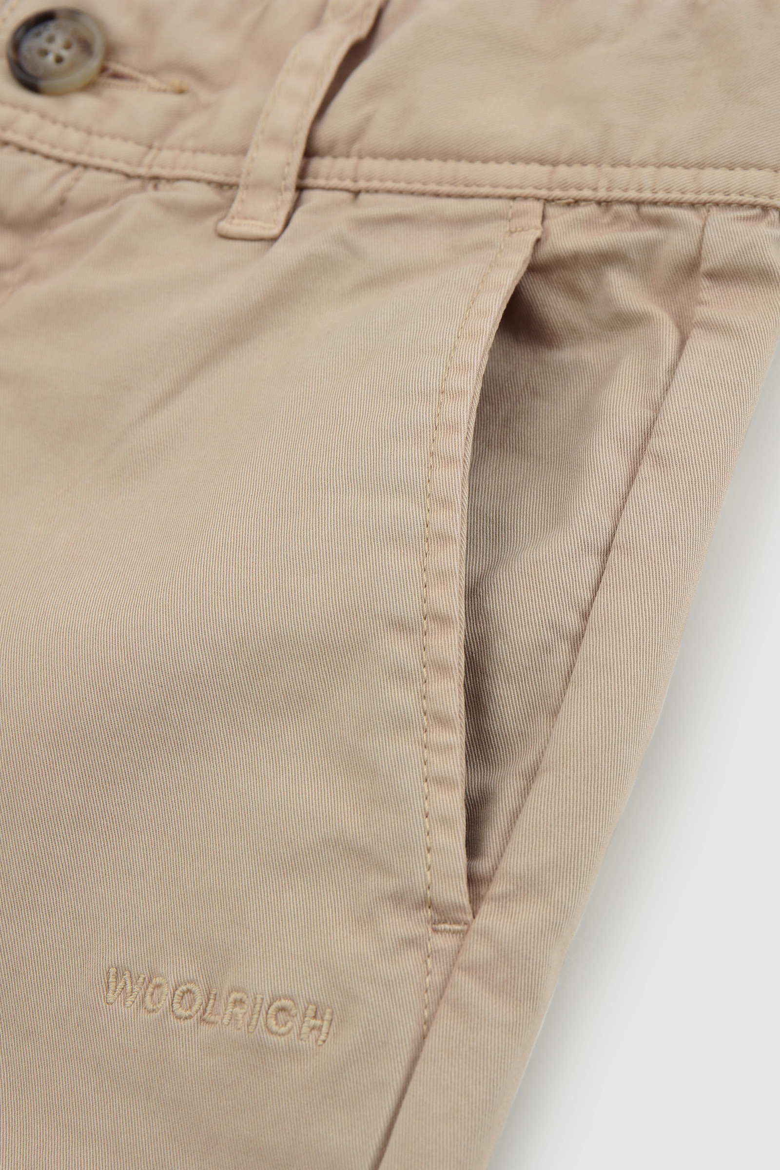 Boy's Pant in Garment-Dyed Cotton Brown photo 4 | Woolrich