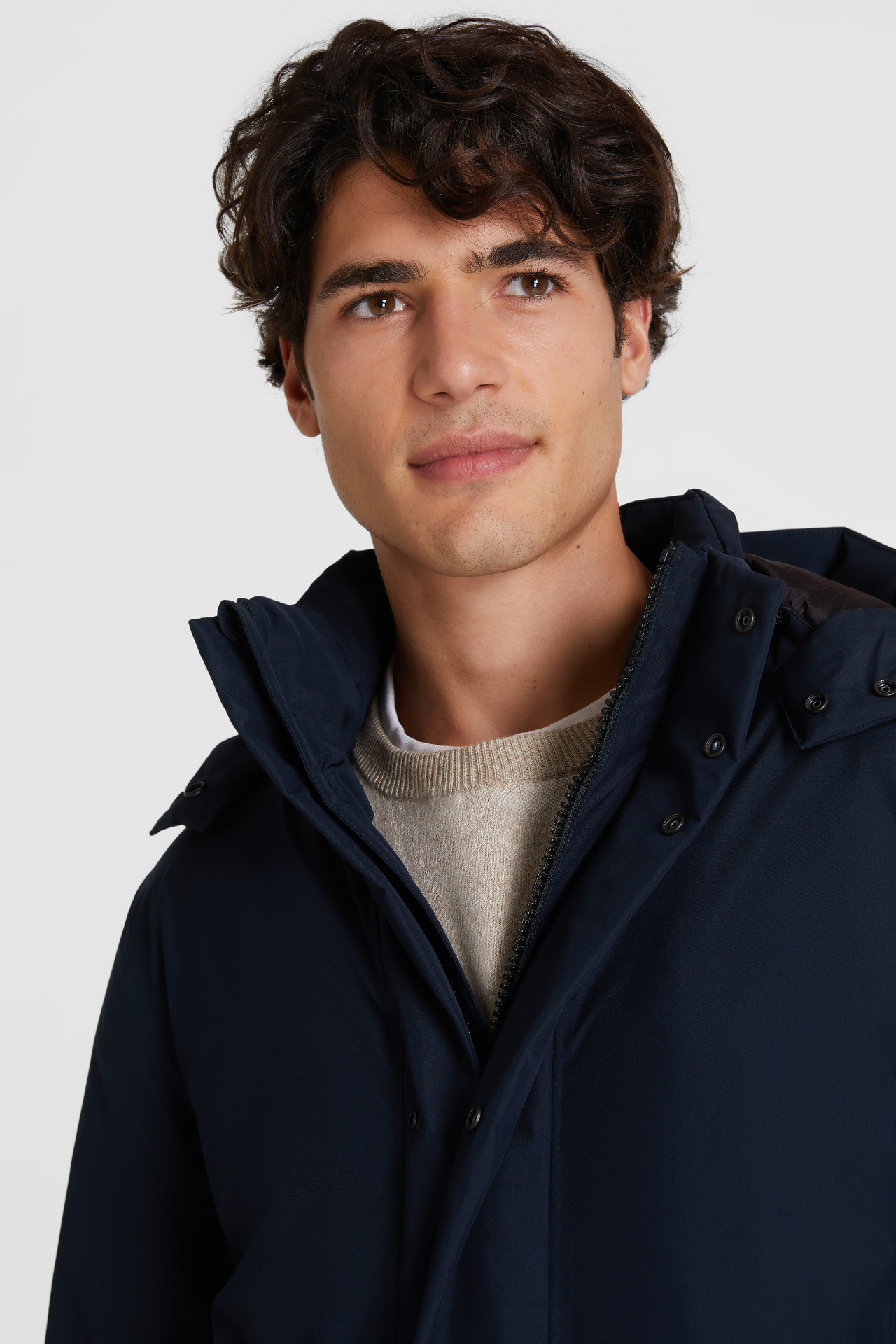 City Jacke mit Kapuze