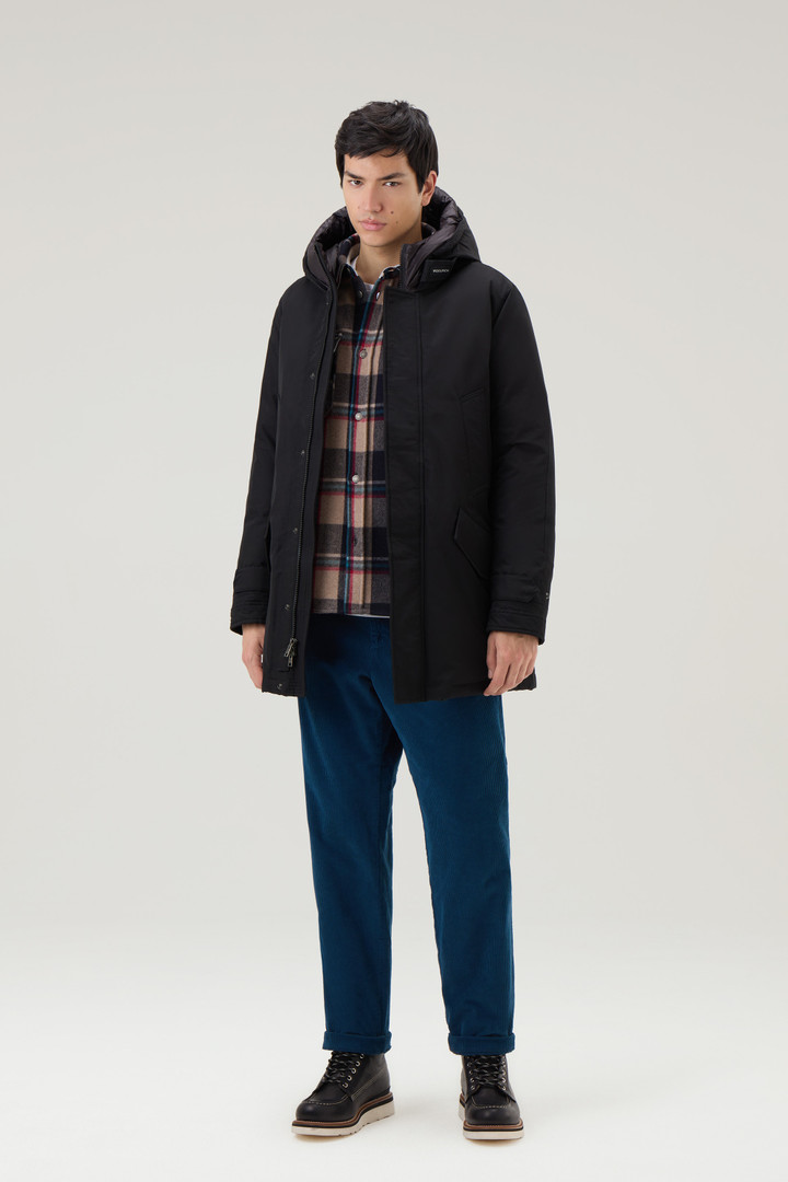 Polar Parka en Ramar Cloth con cuello alto Negro photo 3 | Woolrich