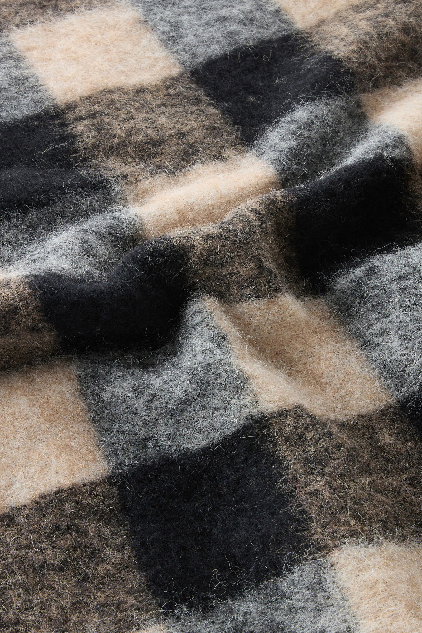 Cape Sjaal met Buffalo Check-patroon beige photo 6 | Woolrich