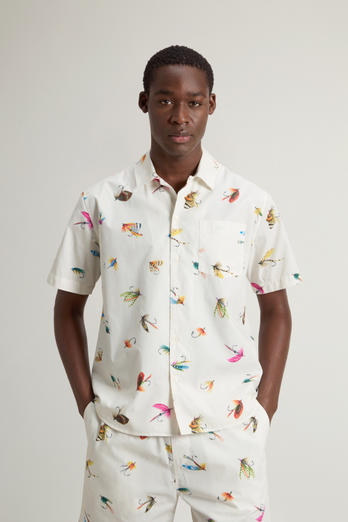Camicia in popeline di puro cotone Bianco | Woolrich