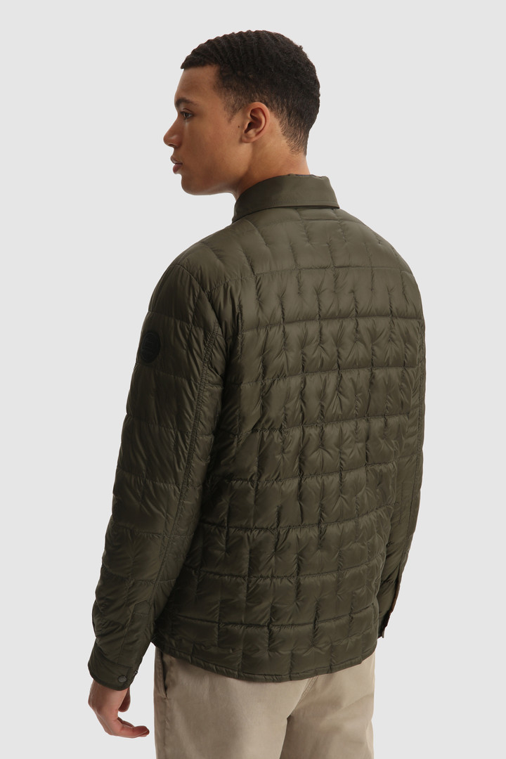 Deepsix packable overshirt in recycled nylon