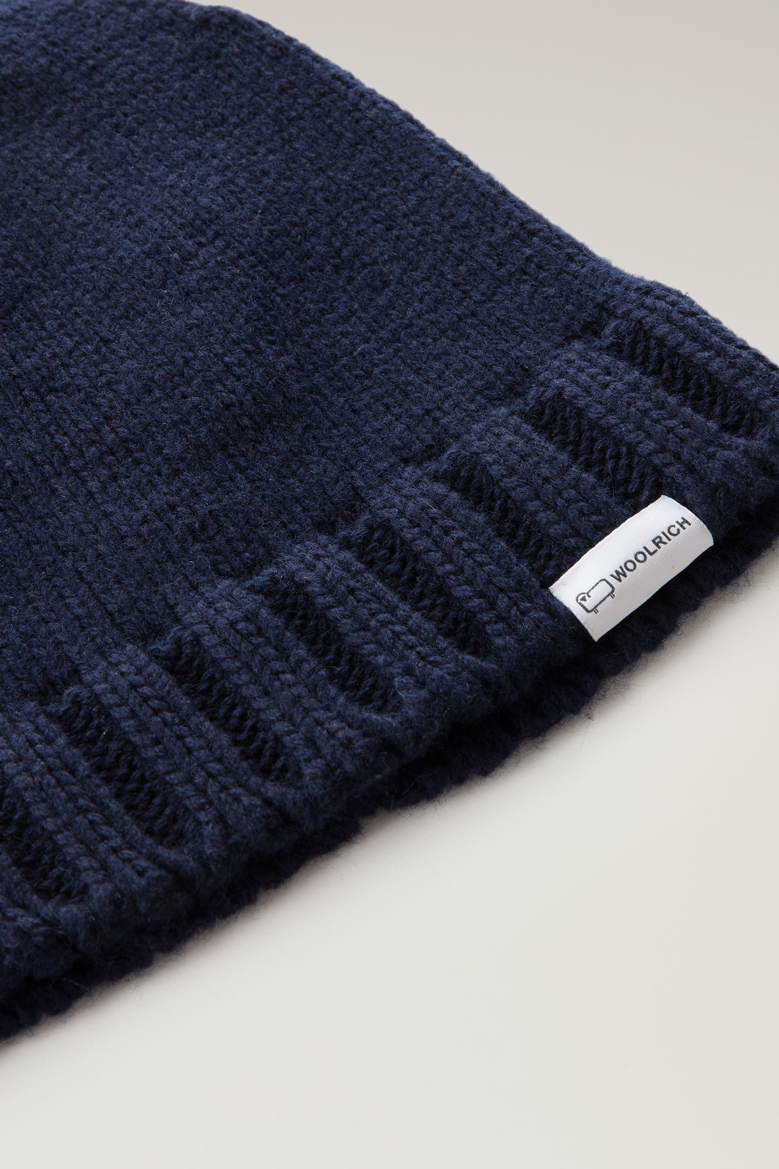 Unisex Soft Wool Beanie in Virgin Wool Blue photo 2 | Woolrich