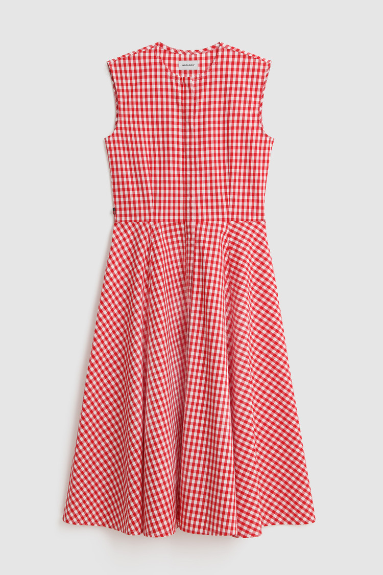Lange katoenen jurk met print