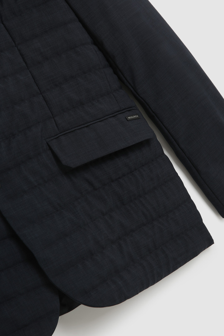 Blazer City en tejido efecto lana de alto rendimiento