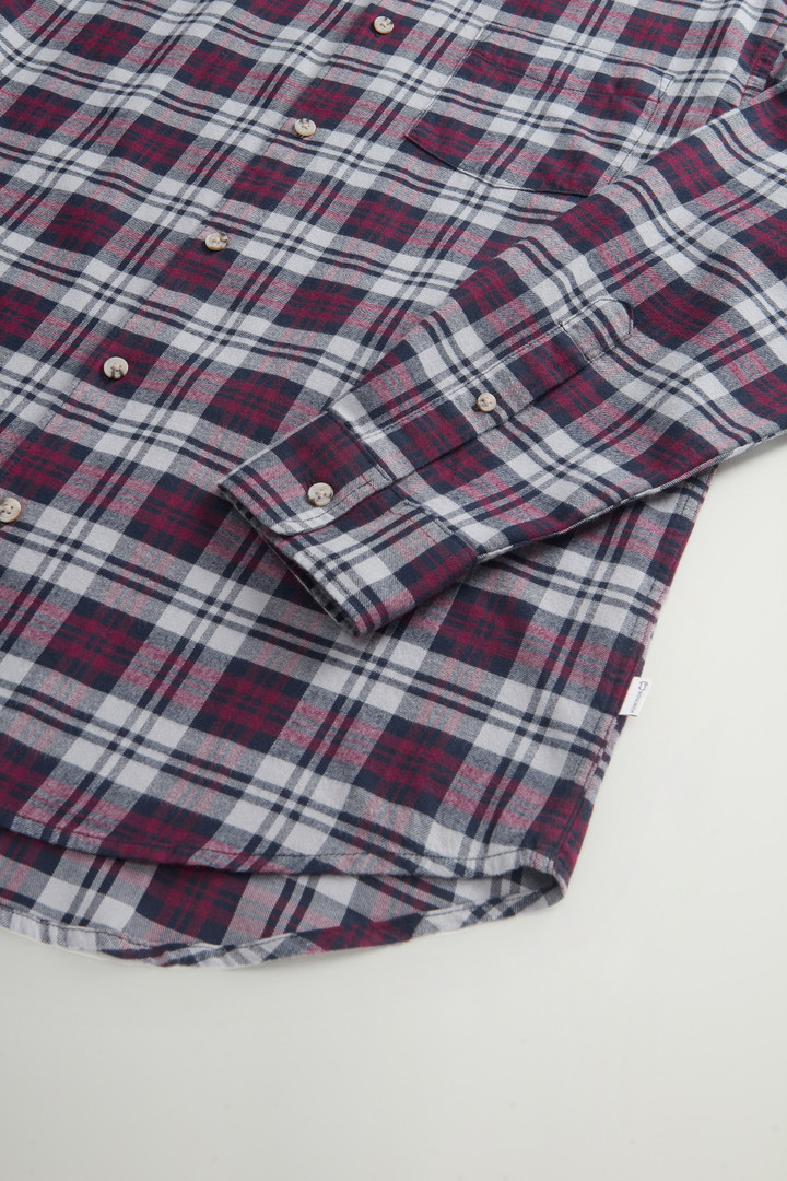 Karoshirt aus leichtem Flanell Grau photo 7 | Woolrich