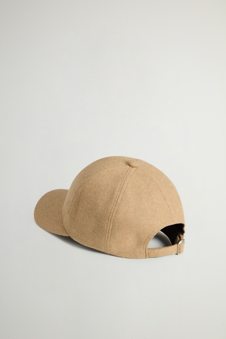 Cap in Recycled Italian Wool-Blend Fabric Beige photo 2 | Woolrich