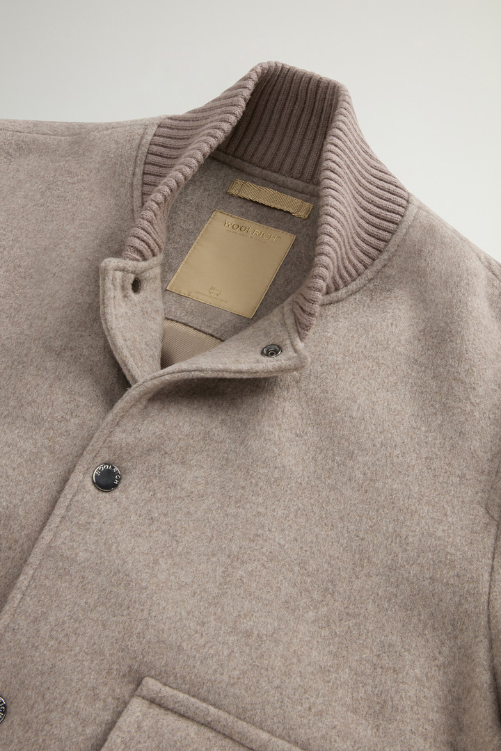 TWILL WOOL MILES BOMBER Grijs photo 6 | Woolrich