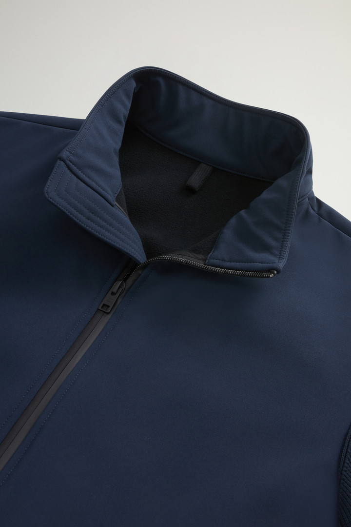 Veste Hybrid en Tech Softshell Bleu photo 6 | Woolrich