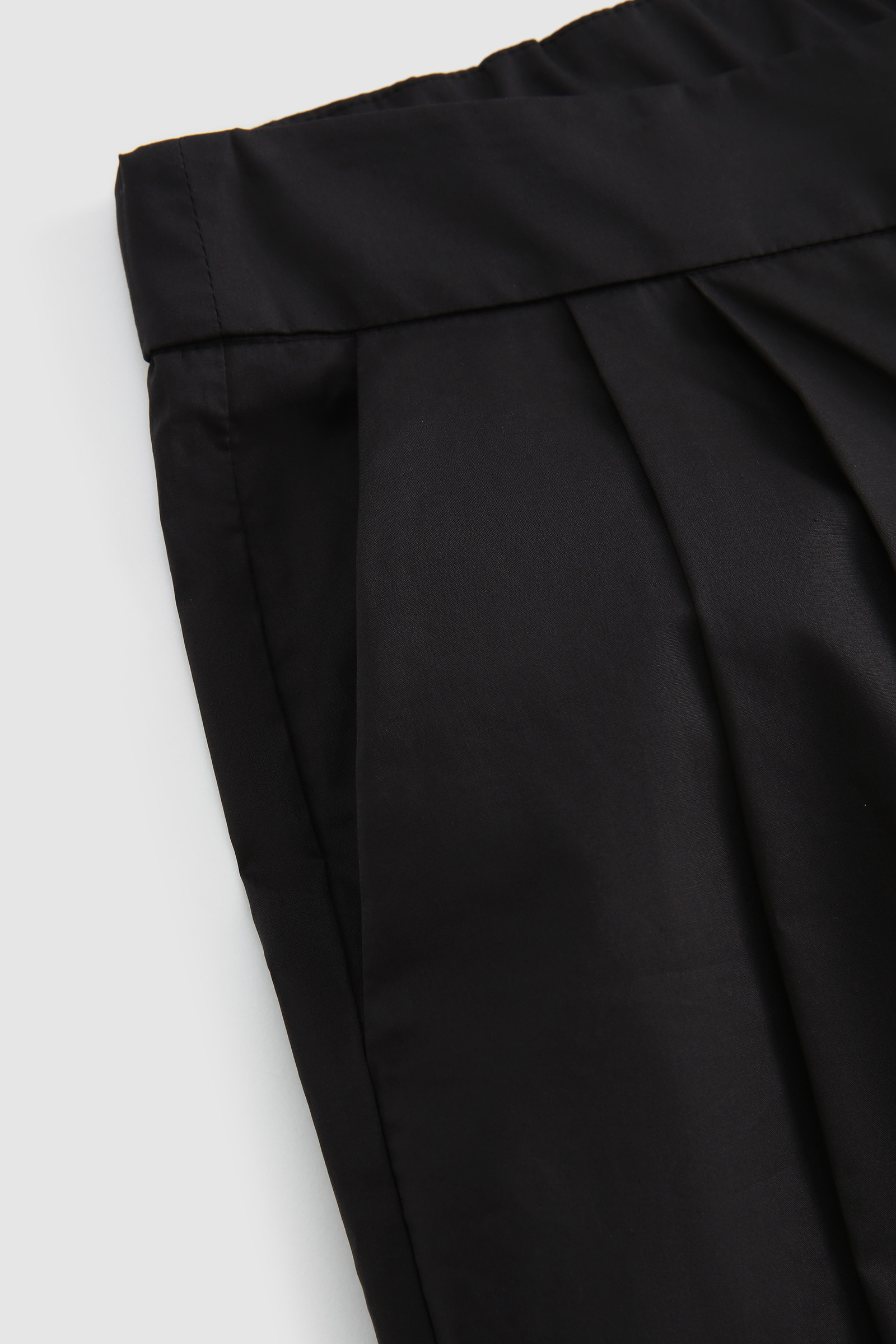 Pantalon en popeline de coton noir photo 6 | Woolrich
