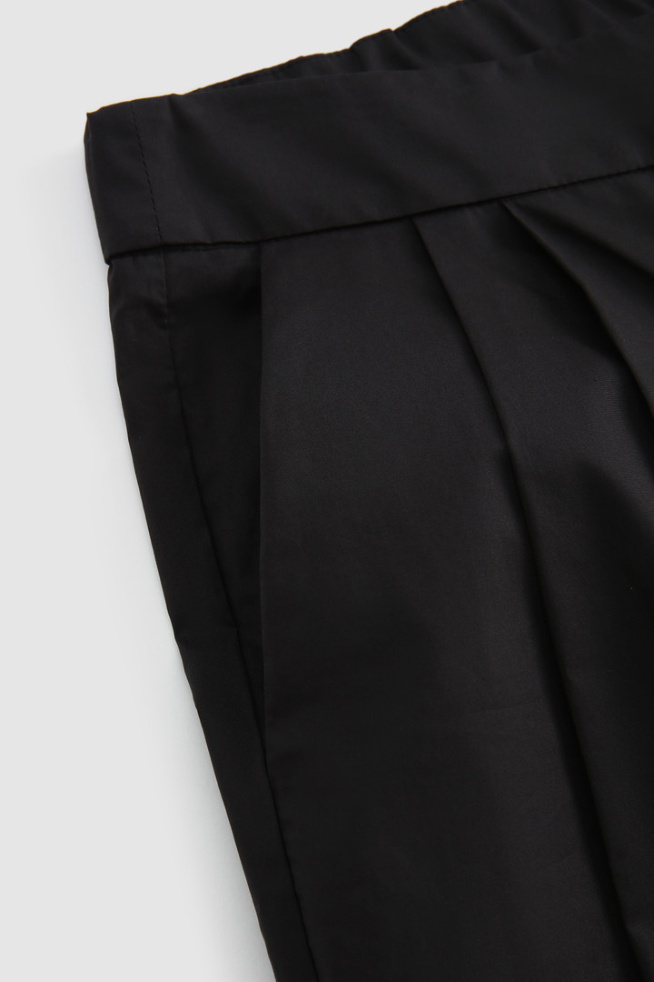 Pantalon en popeline de coton noir photo 6 | Woolrich