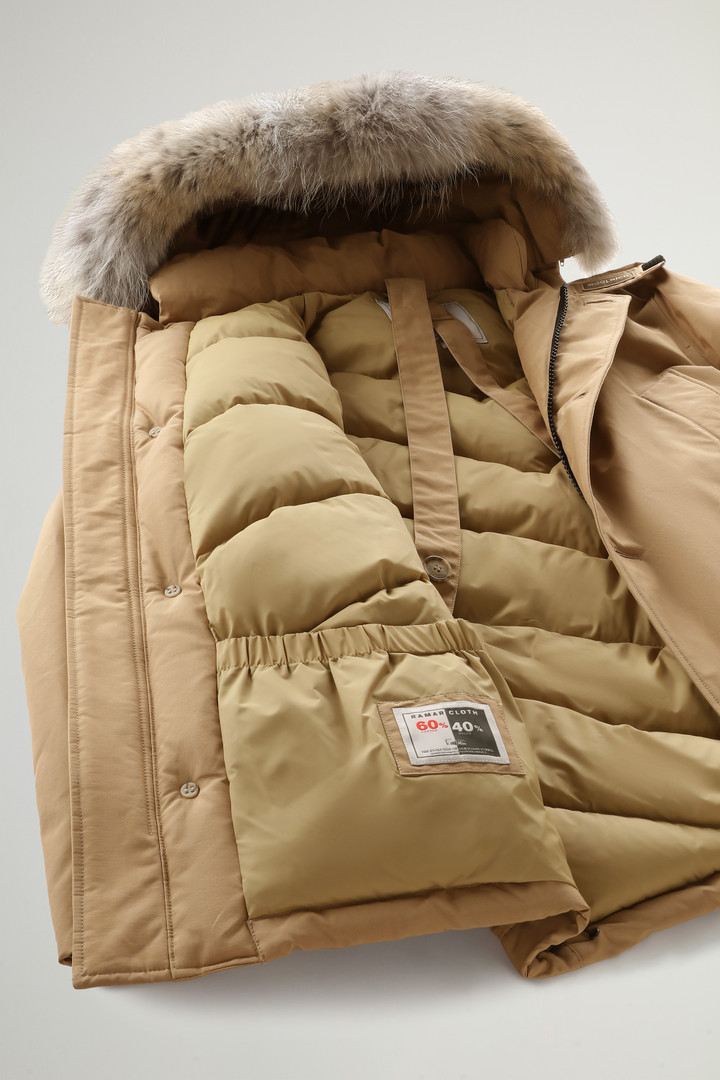 Arctic Anorak in Ramar Cloth with Detachable Fur Beige photo 11 | Woolrich