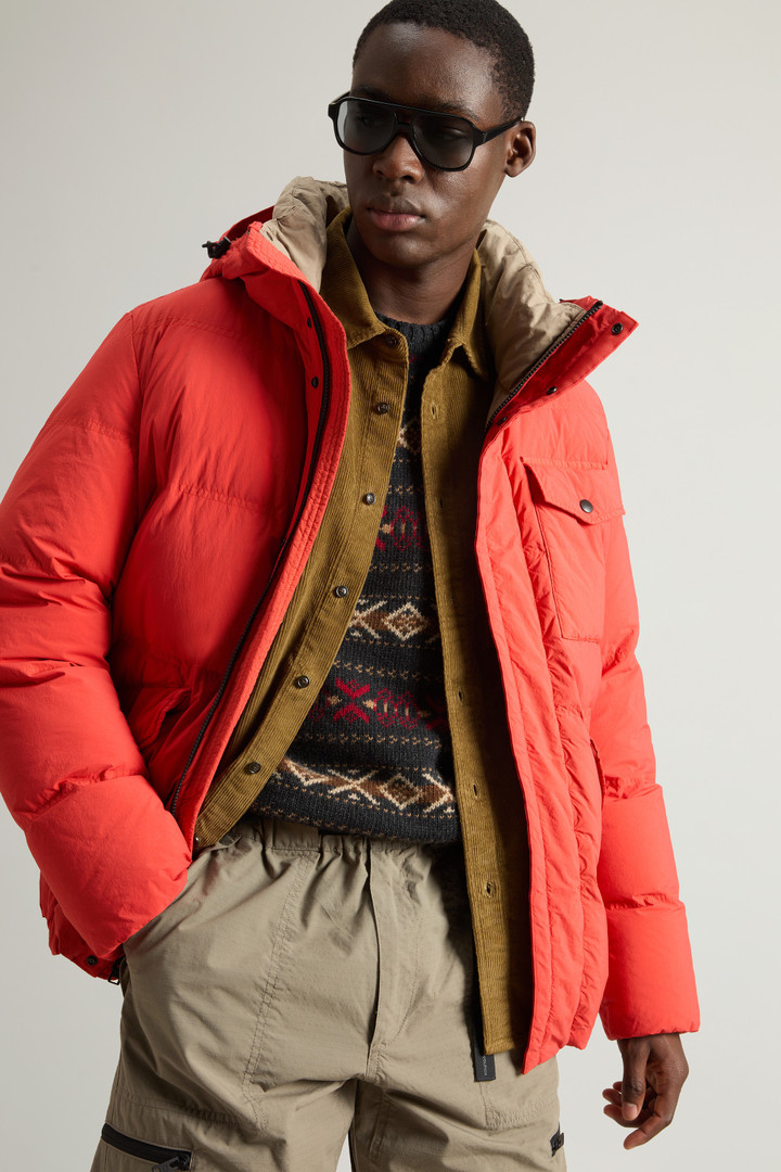 GARMENT DYED PUFFER JACKET Arancione photo 4 | Woolrich