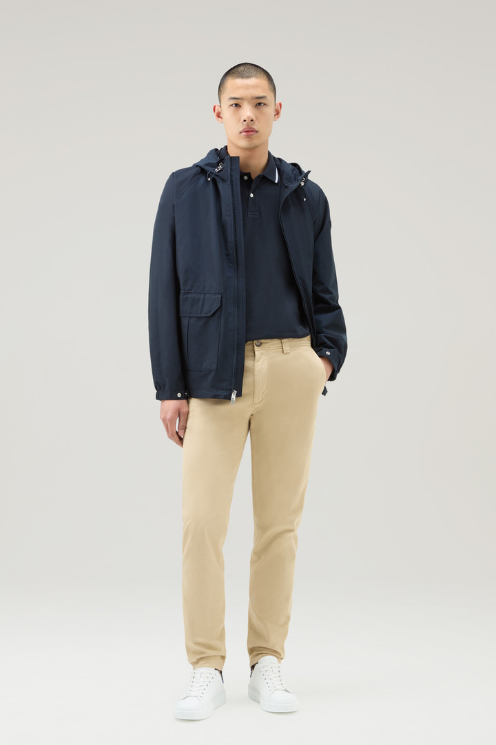 Garment-Dyed Classic Chino Pant in Stretch Cotton Beige photo 2 | Woolrich