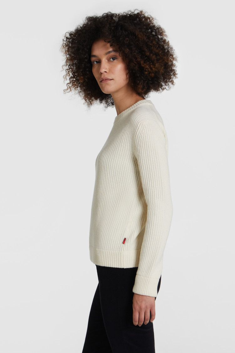 Wool crewneck sweater