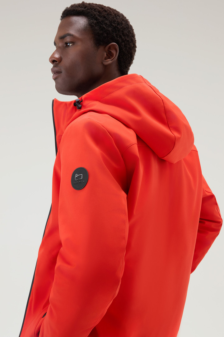 Giacca Pacific in Tech Softshell Arancione photo 4 | Woolrich