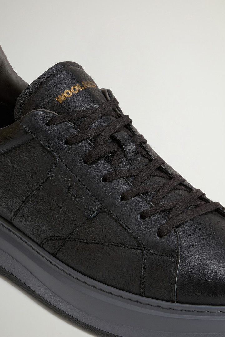 Arrow Sneakers aus Leder Schwarz photo 5 | Woolrich