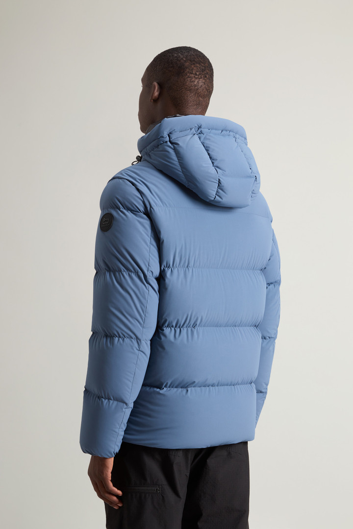 Sierra Supreme Down Jacket in Stretch Nylon Blue photo 3 | Woolrich