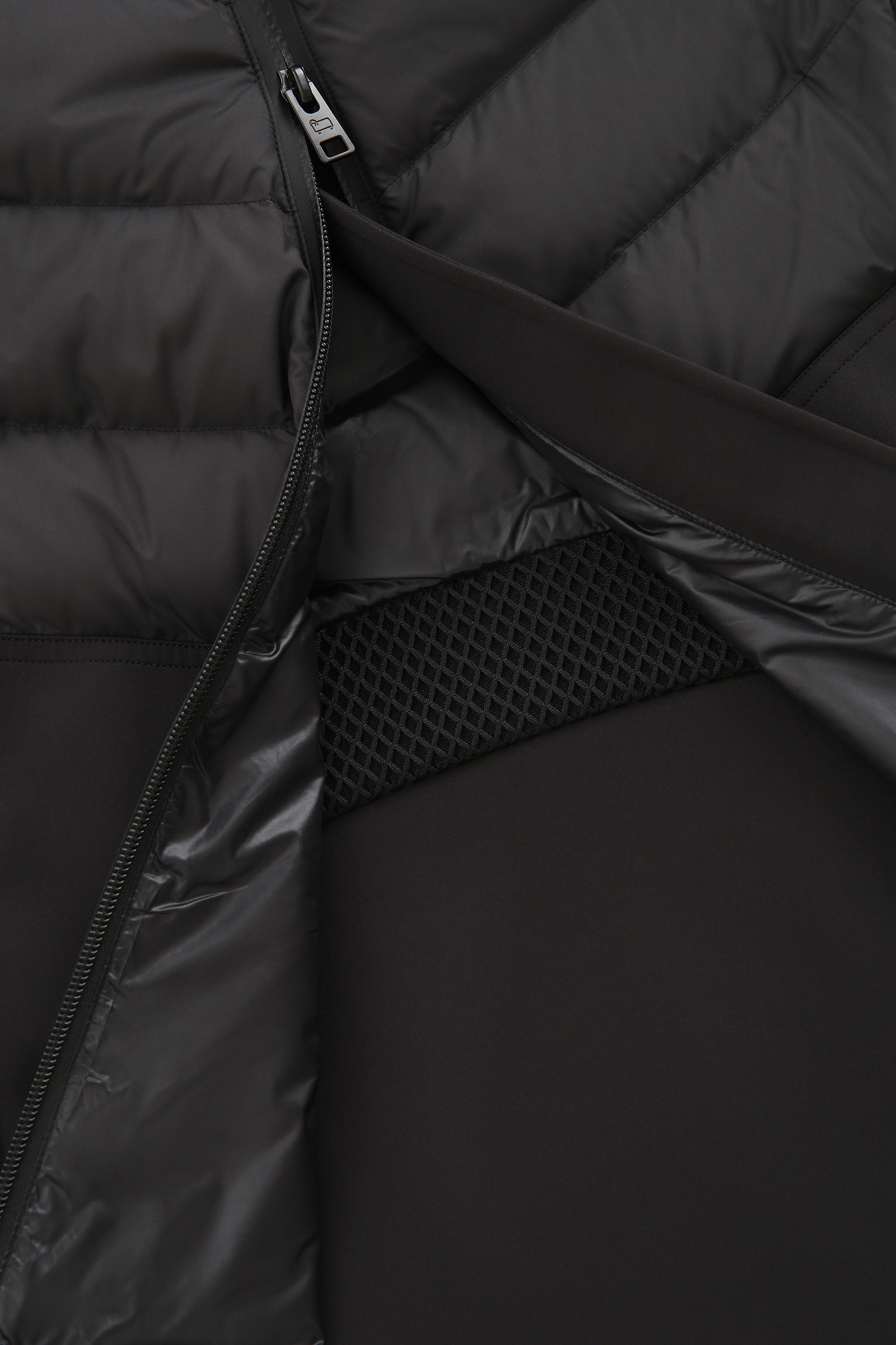 Jacke Juniata mit Chevron-Futter Schwarz photo 9 | Woolrich