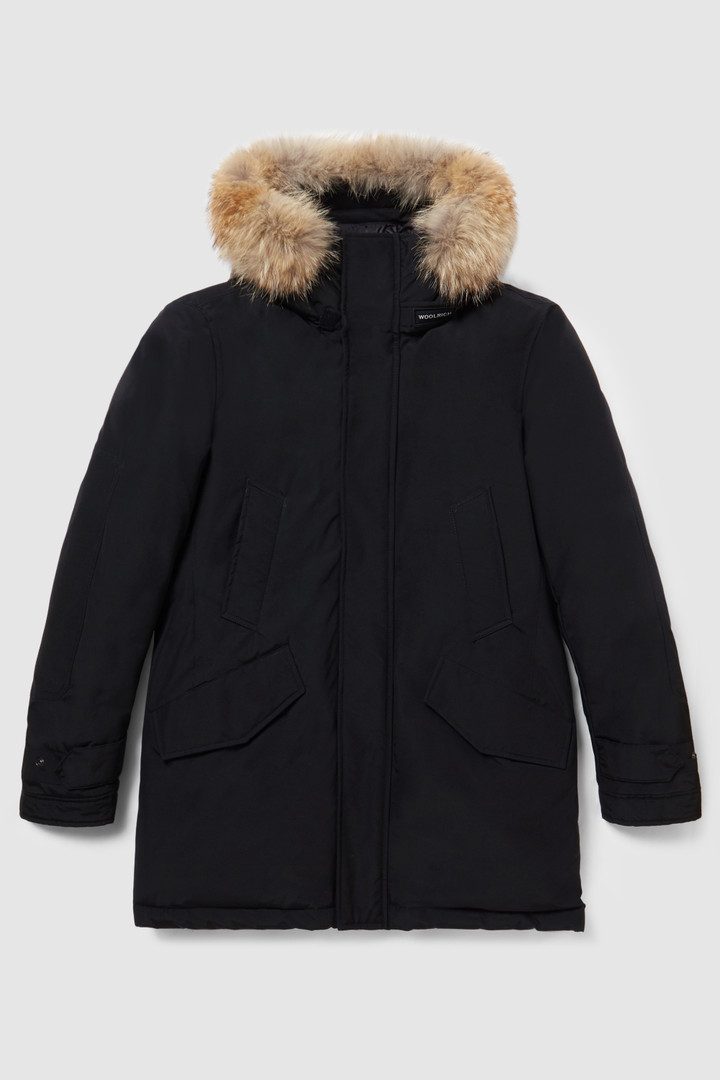 Polar Parka met hoge kraag, coyotebont