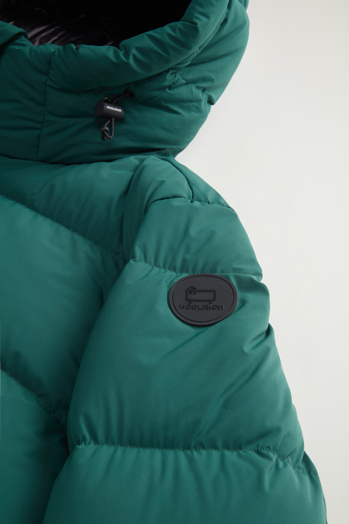 Sierra Supreme Down Jacket in Stretch Nylon Green photo 7 | Woolrich