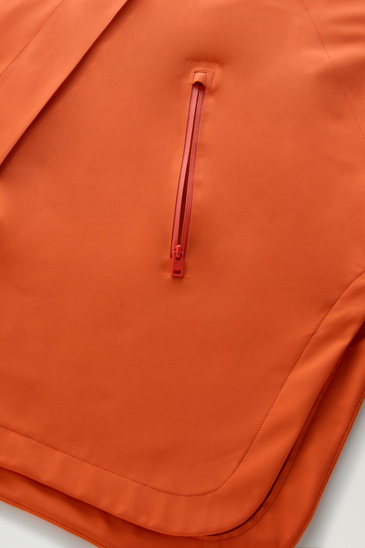 Cappa in nylon High Tech con cappuccio Arancione photo 8 | Woolrich