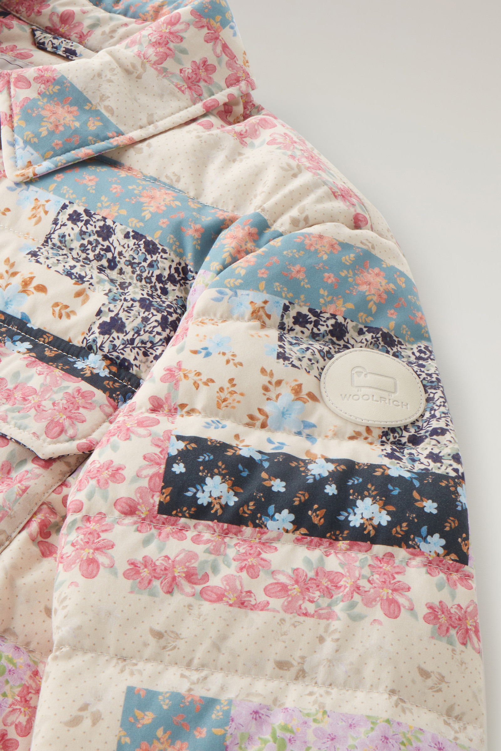 Surchemise matelassée Pennsylvania avec imprimé patchwork multicolore photo 7 | Woolrich